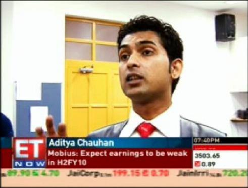 Adit Chouhan covered on ET Now